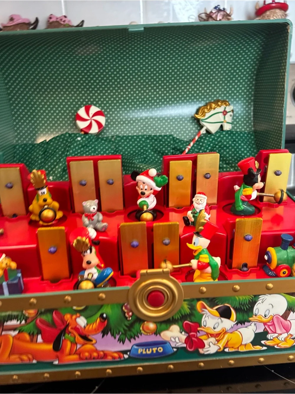 Disney Mr. Christmas Mickey’s Musical Toy Chest - Christmas Vintage Collectible